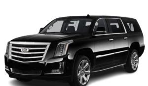Monument black Cadillac Escalade executive SUV